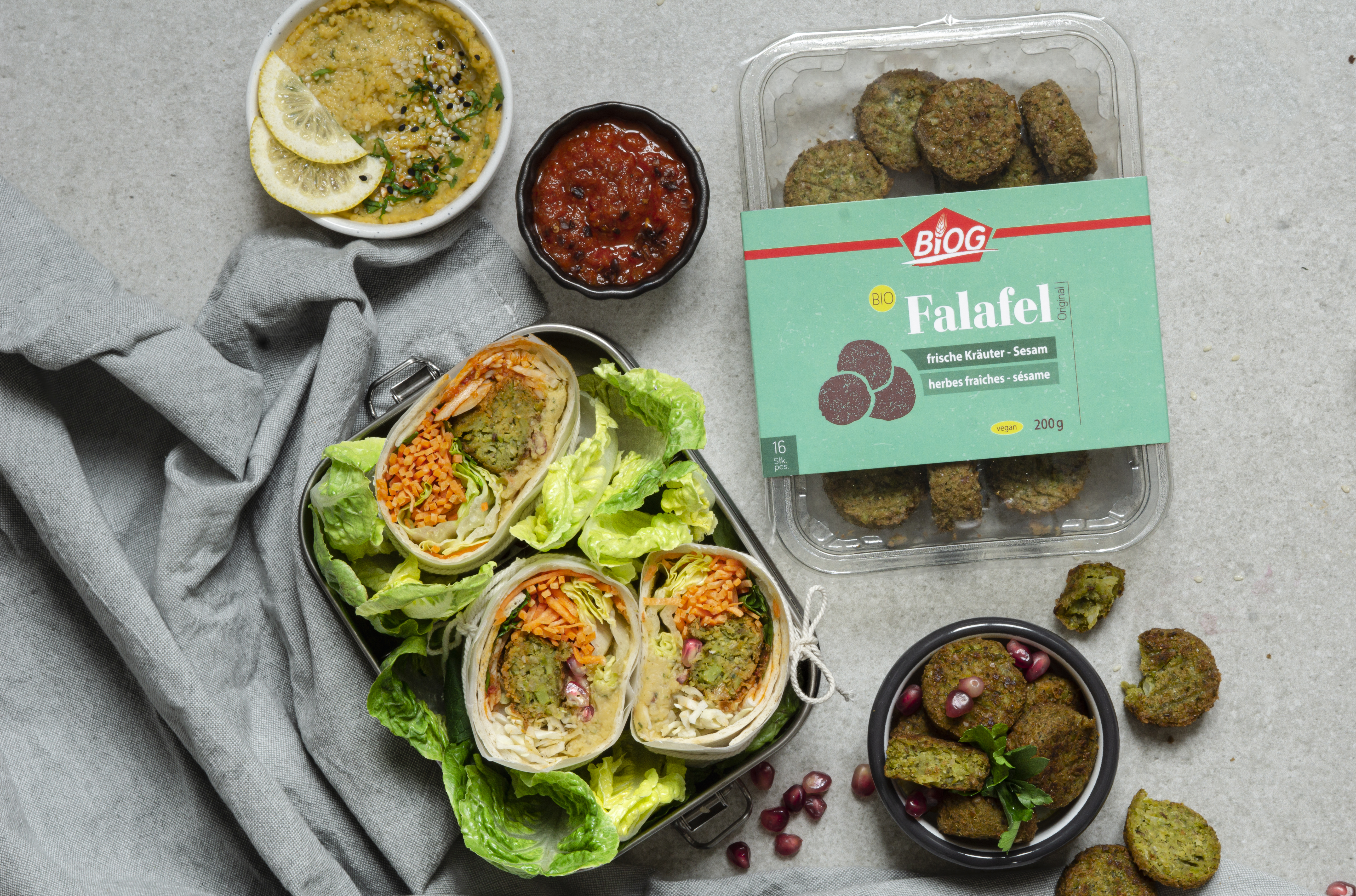 Falafel Wraps | Biog