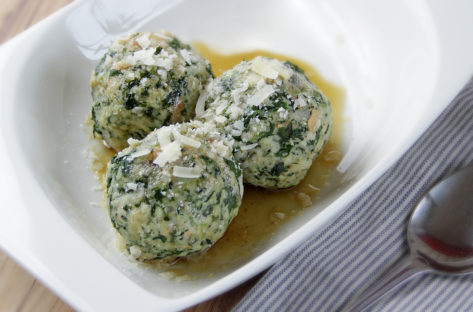 Spinach dumplings - Strangolapreti - with ingredients from BIOG | Biog